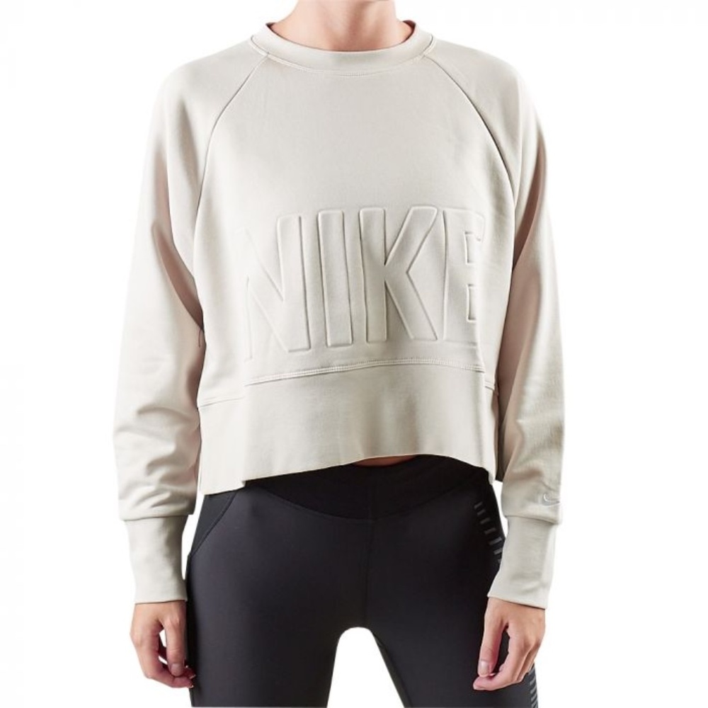 Nike Training Drifit Versa Crew Pullover Logo Swe… - image 2